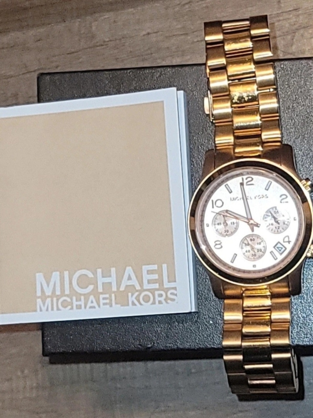 Michael Kors Women’s Runaway Chronograph Watch MK5128 has Original Price Tag